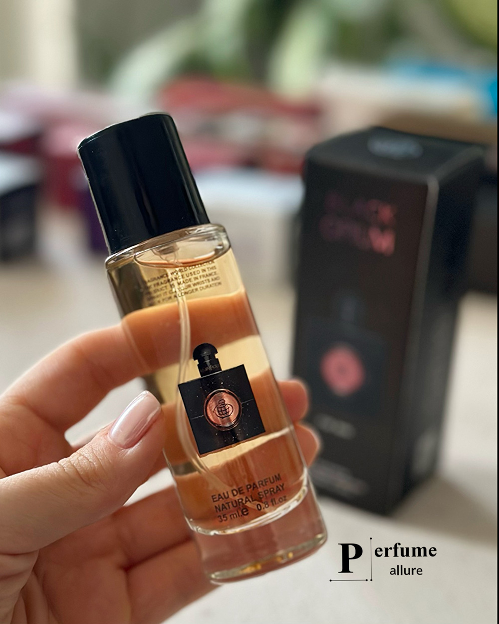 خرید ادکلن زنانه ایو سن لورن بلک اوپیوم (Fragrance World Yves Saint Laurent Black Opium)